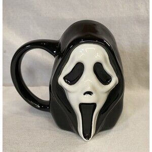 Ghost Face - Scream Sculpted 16 oz. Ceramic Mug Halloween Fun World Bio World